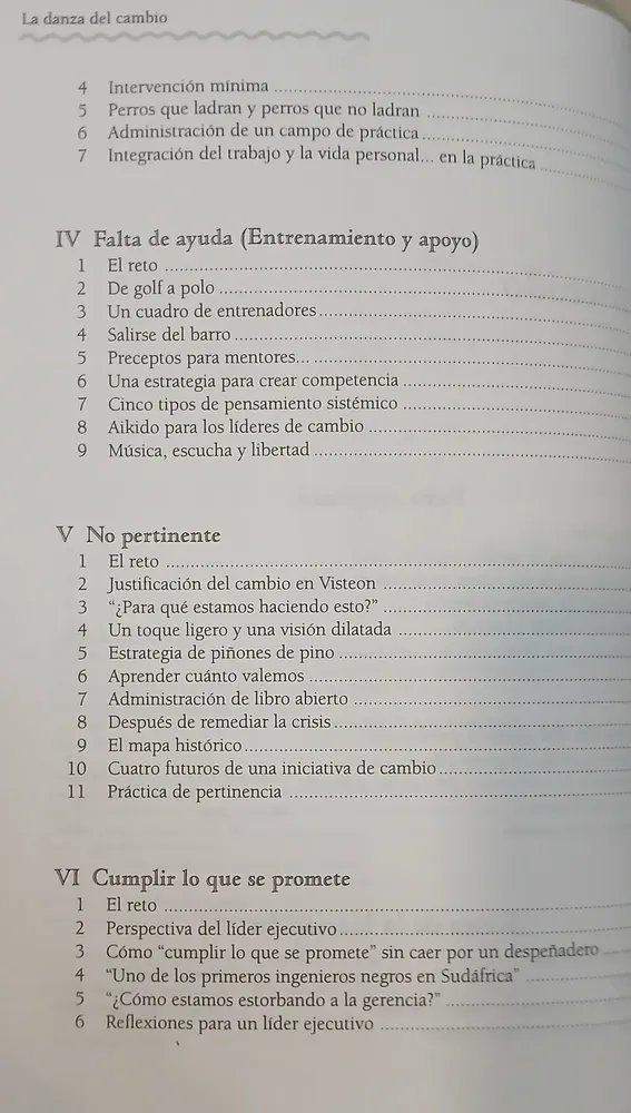 Ladanza Del Cambio - Peter Senge Y Otros