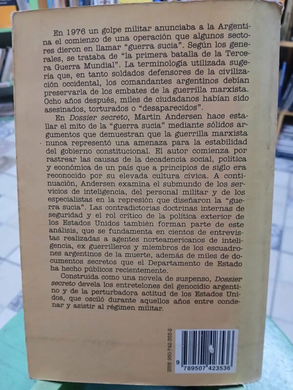 Dossier Secreto El Mito De La Guerra Sucia - Martin Andersen