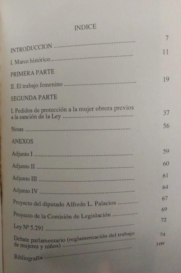 La Primera Ley De Trabajo Femenino - Matilde Mercado