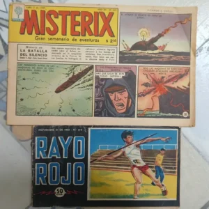 Rayo Rojo (1955) + Misterix Gran Semanario De Aventuras 1959