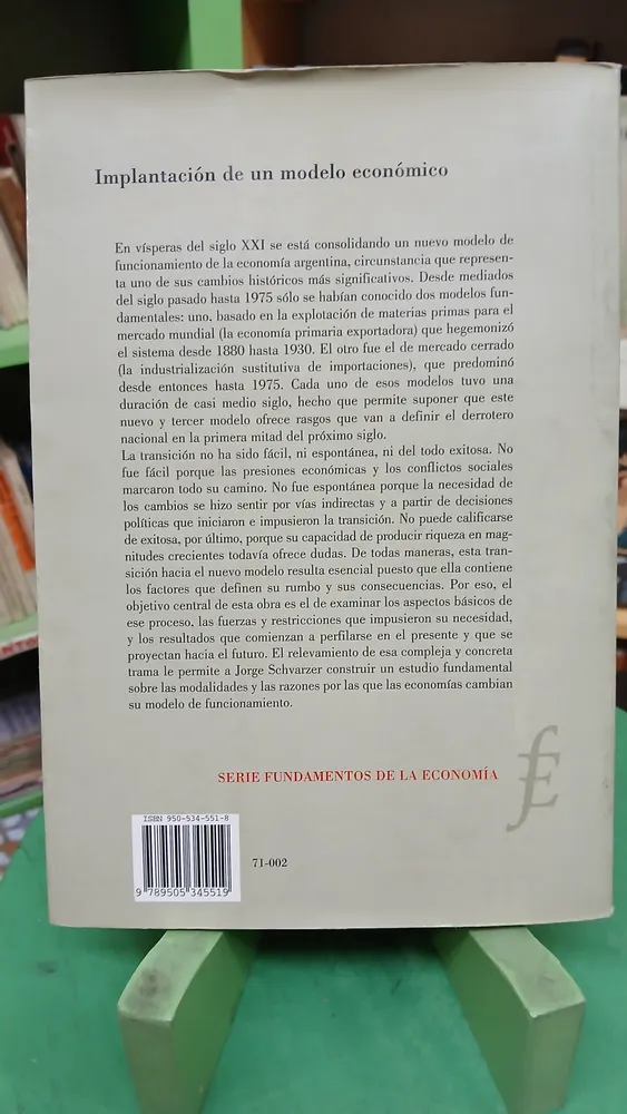 Implantación De Un Modelo Económico , Schvarzer, Jorge -