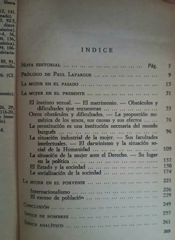La Mujer - Anguste Bebel - Angust Bebel