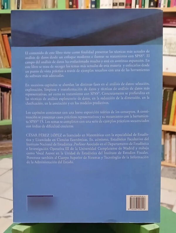 Técnicas De Análisis De Datos Con Spss 15 Con Cd César Pérez