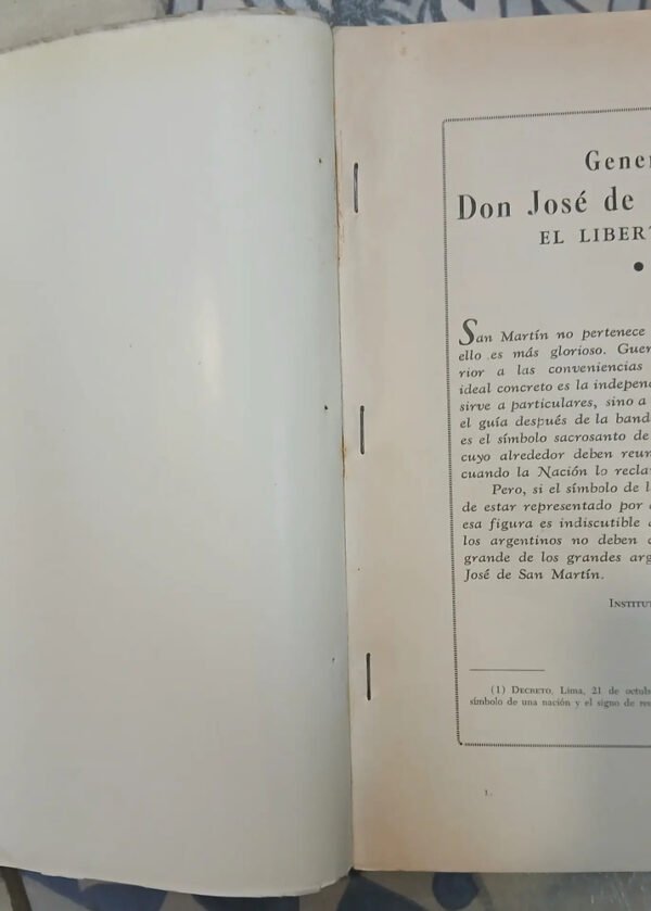 810726-MLA87724742073_072025 San Martín Revista Del Instituto Nacional Sanmartiniano # 27