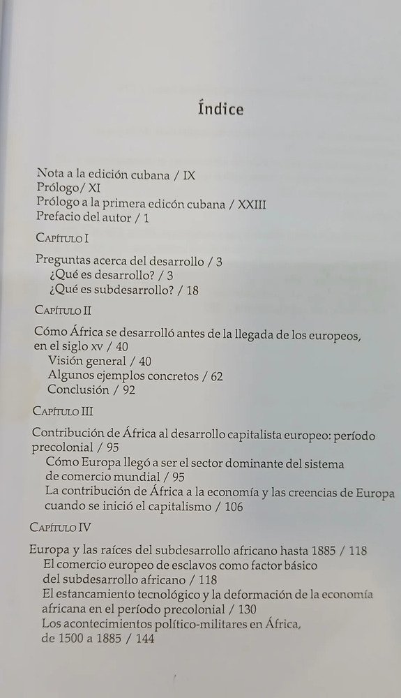 Como Europa Subdesarrolló África - Walter Rodney
