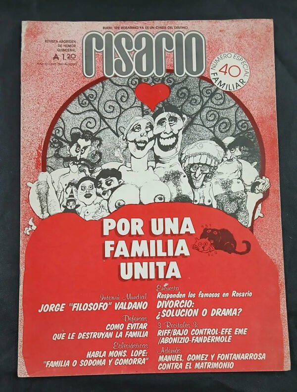 Risario - Revista No 40 - Manuel Aranda - Aborigen Humor