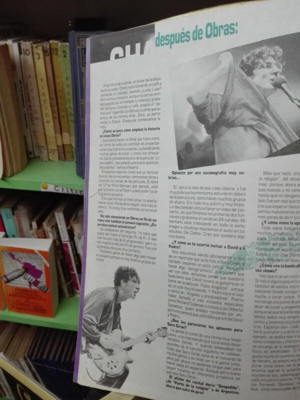 Revista Rock & Pop Nº 30 1988 Sin Poster. Tapa Charly García