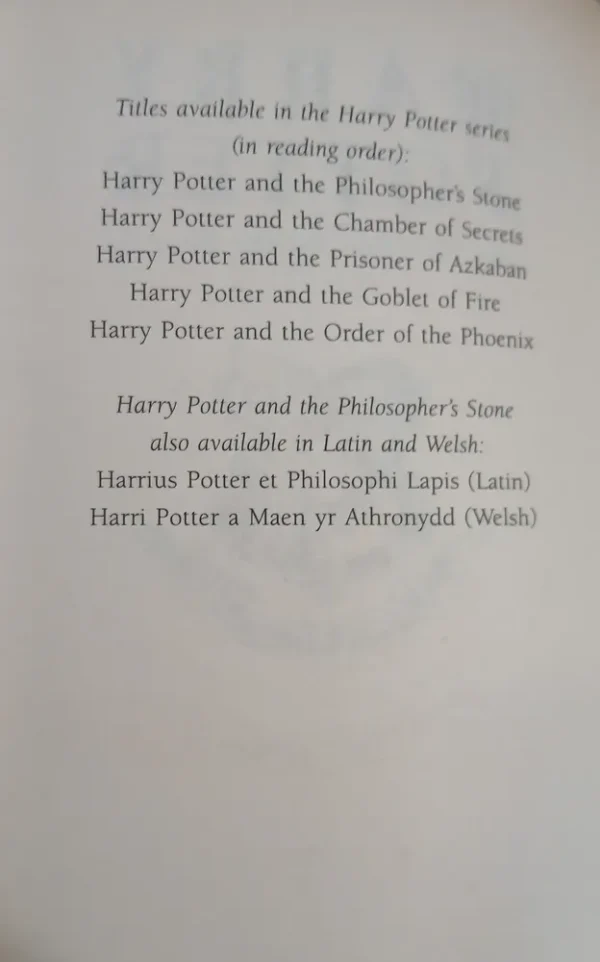 Harry Potter And The Order Of The Phoenix T5 - J. K. Rowling