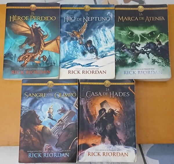 Los Héroes Del Olimpo - V. 1 Al 5 - Rick Riordan