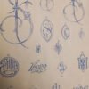 Monogramas Modernos Dibujos Originales Por F. D' Alessandria