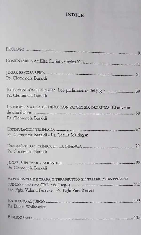 Jugar Es Cosa Seria Estimulación Temprana -clemencia Baraldi