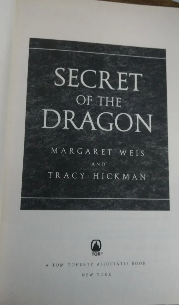 829694-MLA50595423449_072022 Secret Of The Dragon - Margaret Weis, Tracy Hickman