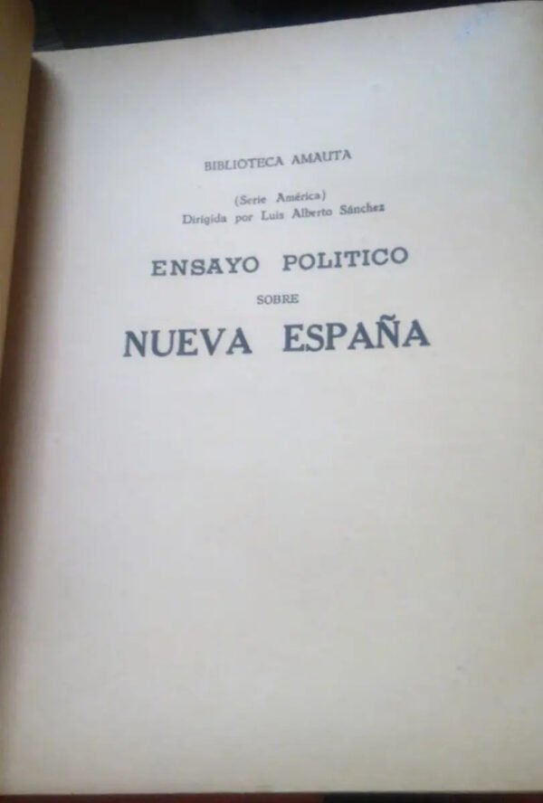 834897-MLA31967968553_082019 Ensayo Político Sobre La Nueva España - A. De Humboldt