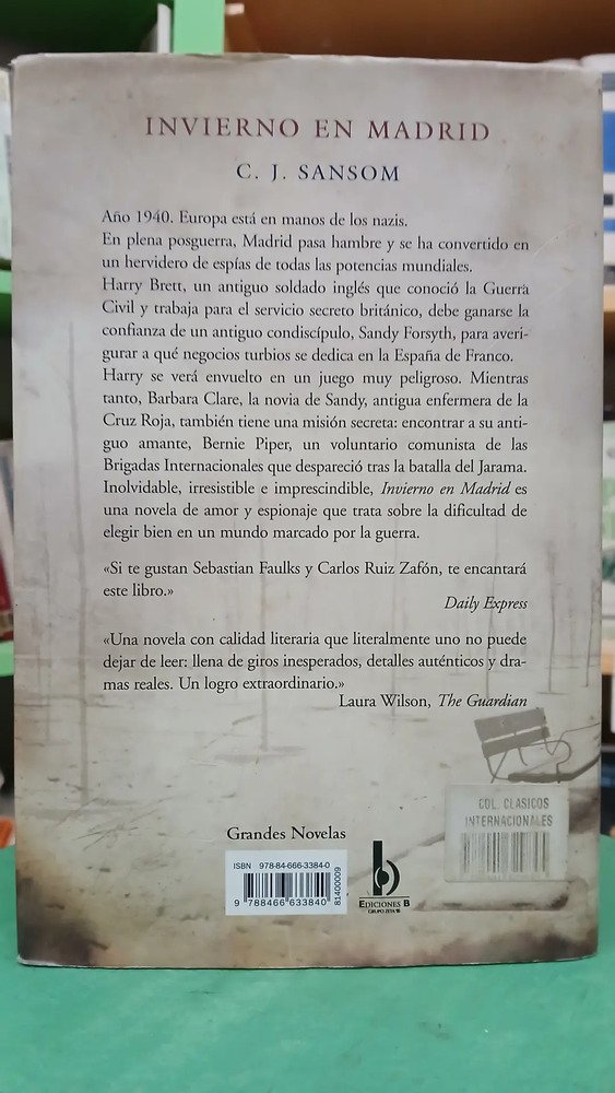 Invierno En Madrid, C. J. Sansom