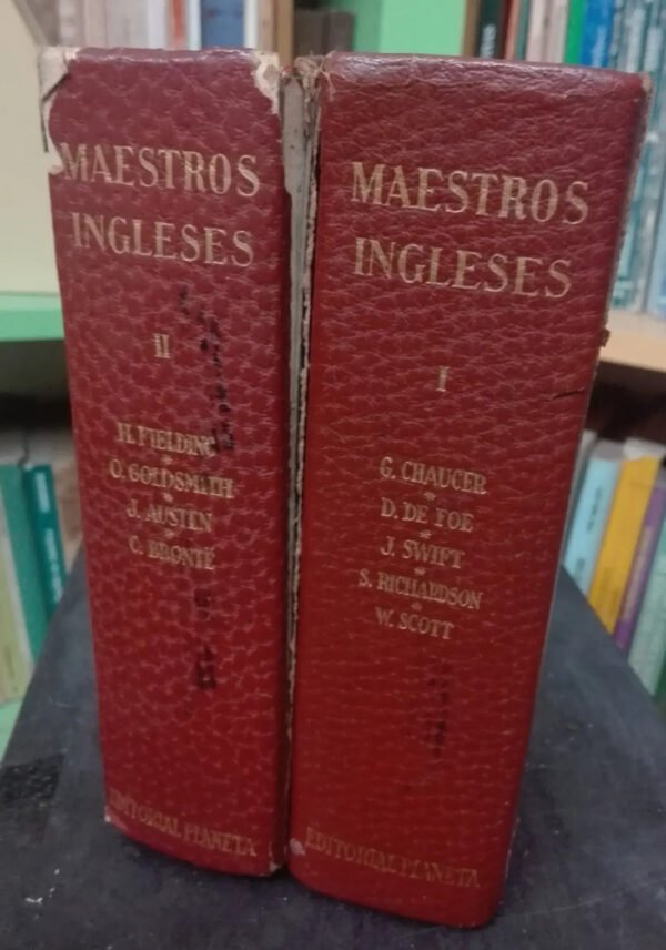 839799-MLA75982656983_042024 Maestros Ingleses Tomos 1 Y 2 - Jane Austen, J. Swift, Etc.
