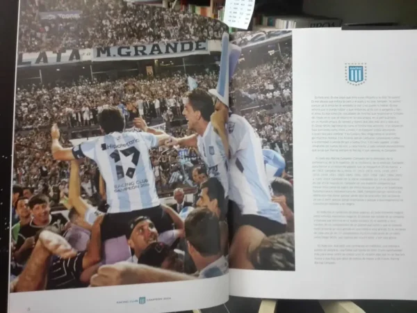 841757-MLA74916434612_032024 Racing Club Campeón 2014 Libro Oficial 17 Roberto Goljevscek