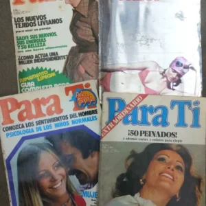 Para Ti Revista Lote 4 Números - 1970