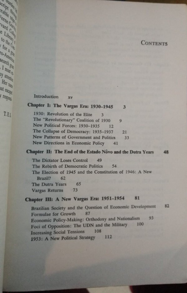 Politics In Brazil. 1930-1964 Experiment Democracy. Skidmore