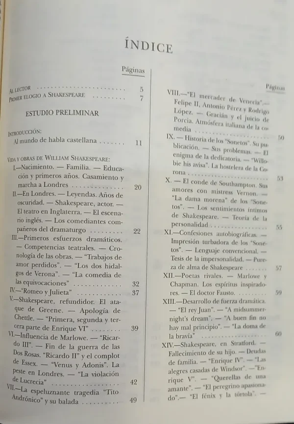 Obras Completas Tomo 1 Y 2 - Shakespeare William