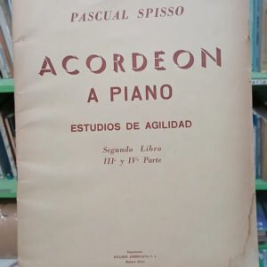 Acordeon A Piano Estudios De Agilidad Pascual Spisso