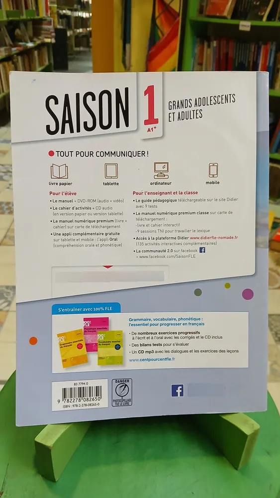 Saison 1 A1+ Livre + Dvd Marie Cocton Didier 2015 En Francés