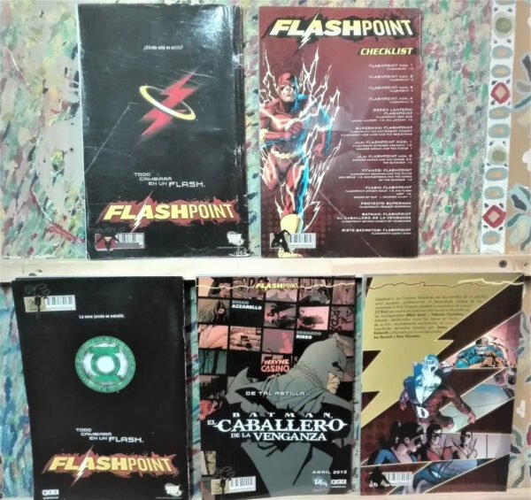 852573-MLA71625964554_092023 Lote 5 Revistas Flashpoint - Superman Jla Titanes - Dc Ecc