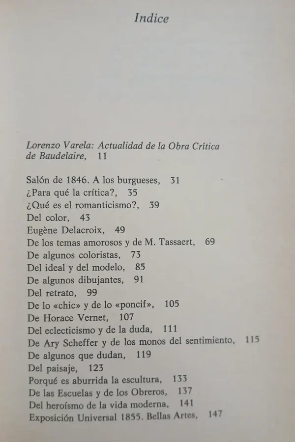 852606-MLA103733178122_012026 Curiosidades Estéticas - Charles Baudelaire