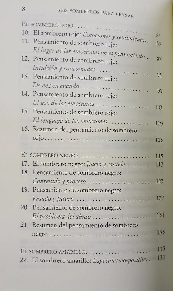 853766-MLA109671956866_042026 Seis Sombreros Para Pensar - Edward De Bonn - Best Seller