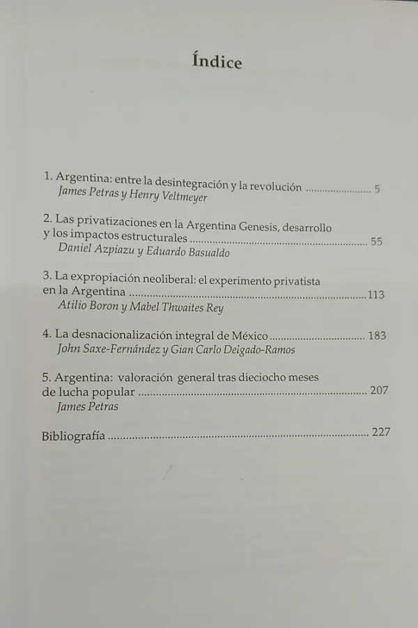 Privatizaciones Y Desnacionalización En América Latina