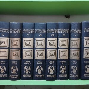 Diccionario Literario De Obras Y Personajes , 14 Tomos