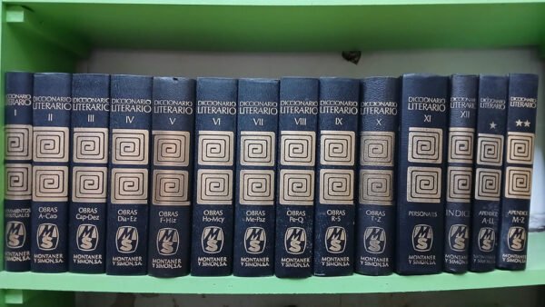 855632-MLA88027154988_072025 Diccionario Literario De Obras Y Personajes , 14 Tomos