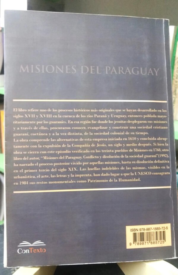 Misiones Del Paraguay - Ernesto J.a. Maeder -