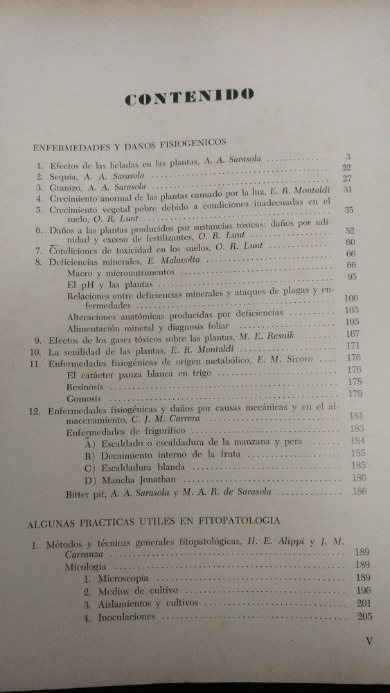 Fitopatología: Curso Moderno Tomo Iv - Sarasola