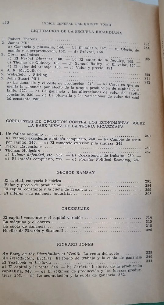 Historia Crítica De La Teoría De La Plusvalía T 1 Y 2 - Marx