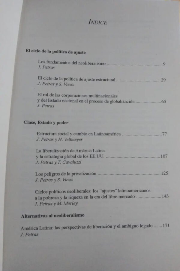 Neoliberalismo En América Latina - James Petras