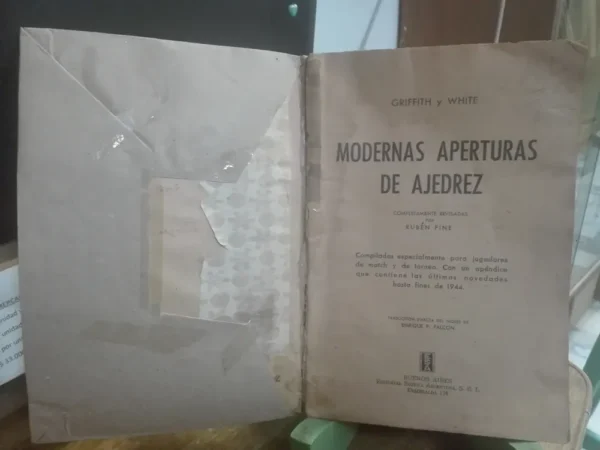 861540-MLA88079910836_072025 Modernas Aperturas De Ajedrez - Griffith Y White