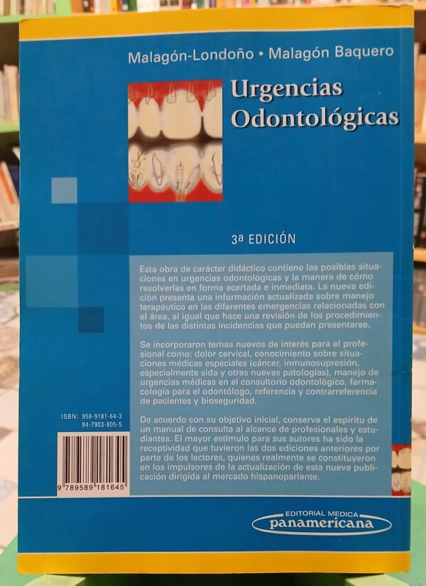 861903-MLA90440628771_082025 Urgencias Odontológicas Malagón Londoño Baquero Panamericana