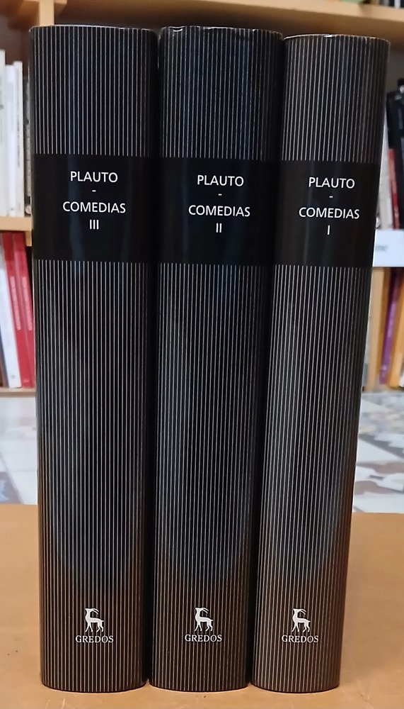 Plauto - Comedias T. 1, 2 Y 3 - Ed. Gredos