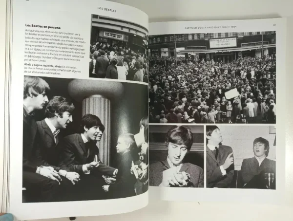 Los Beatles Cronicas Fotográfica Libro Y Dvd 60 Minutos