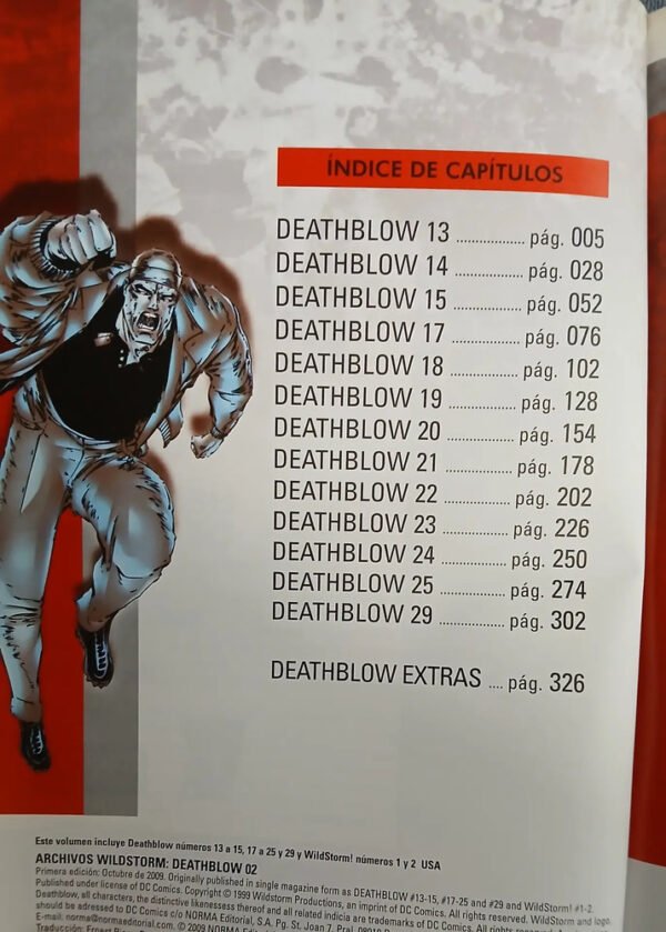 Deathblow, Archivos Wildstorm Vol 1 Y 2 - J. Lee - B. Choi