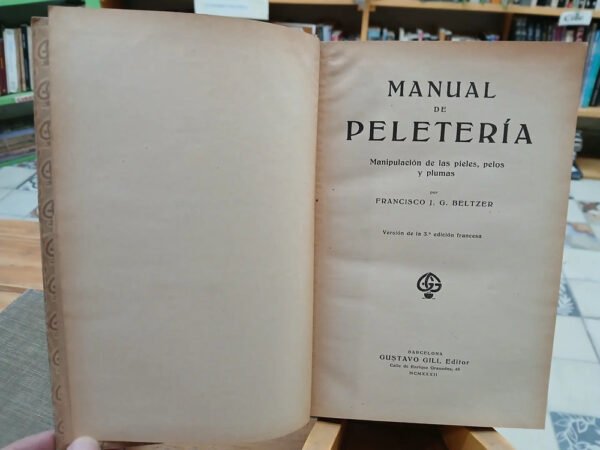 Manual De Peletería - Francisco Beltzer