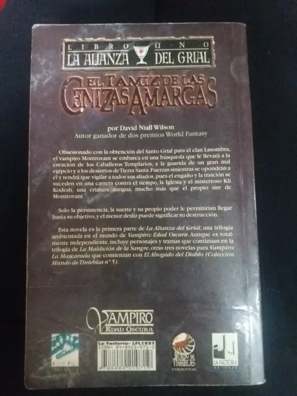 877293-MLA40505050947_012020 La Alianza Del Grial: El Tamiz De Las Cenizas Amargas Wilson