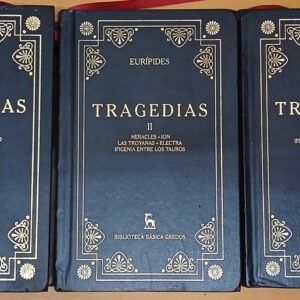 Eurípides - Tragedias T. 1, 2 Y 3 Ed. B. Básica Gredos