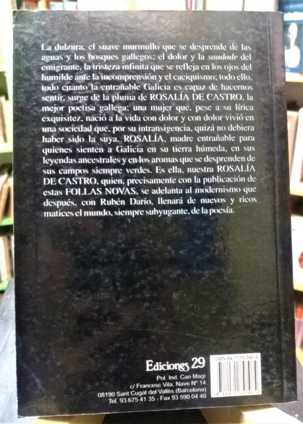 Rosalía De Castro - Follas Novas -