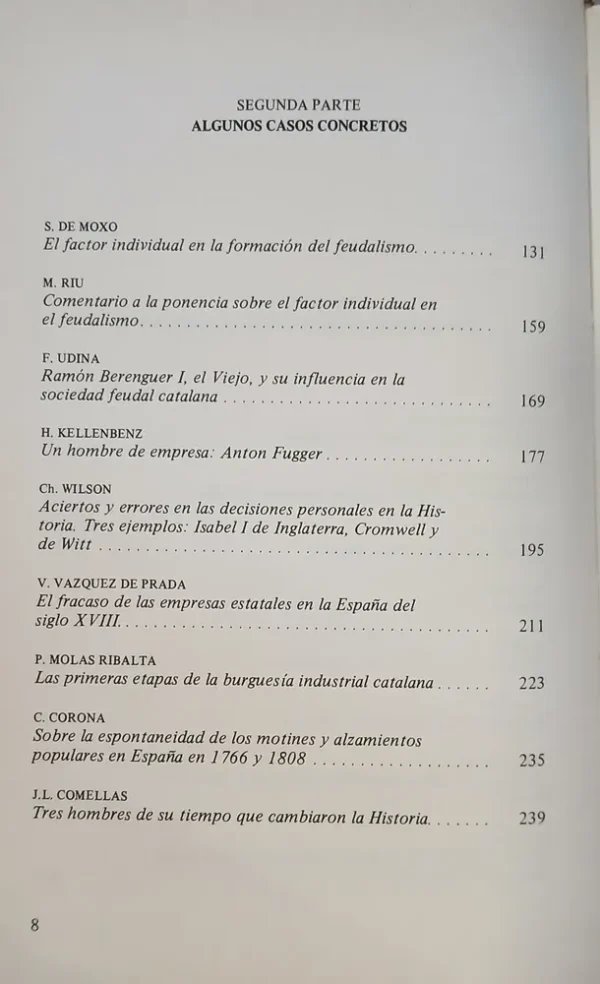 Las Individualidades En La Historia - Riu - Udina Y Otros