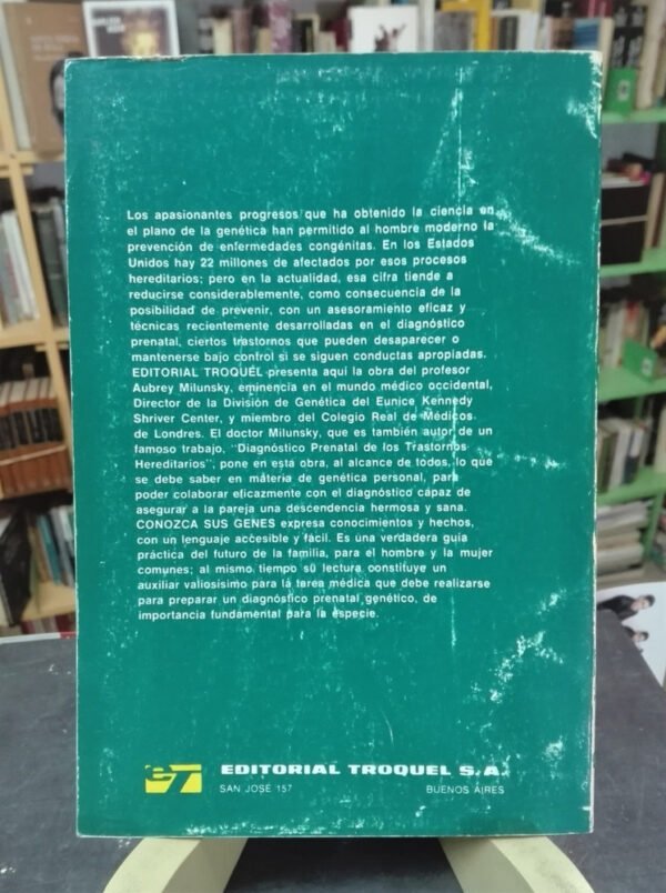 Conozca Sus Genes: Aubrey Milunsky - Eitorial Troquel