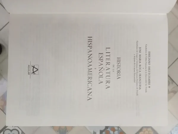 898722-MLA91250074316_092025 Historia De La Literatura Española E Hispanoamericana.