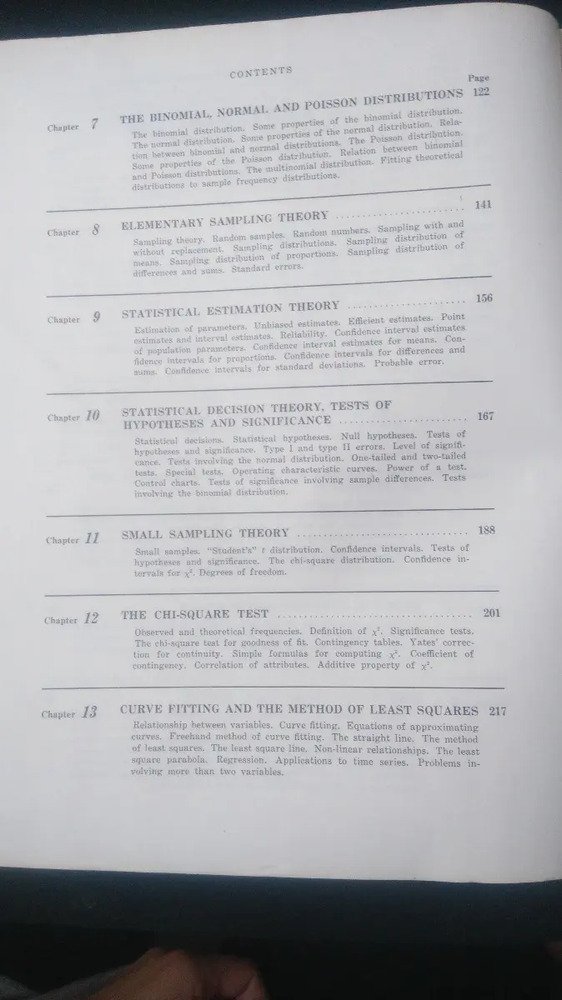 Schaum's Outline Of Theory And Problems Of Statistics