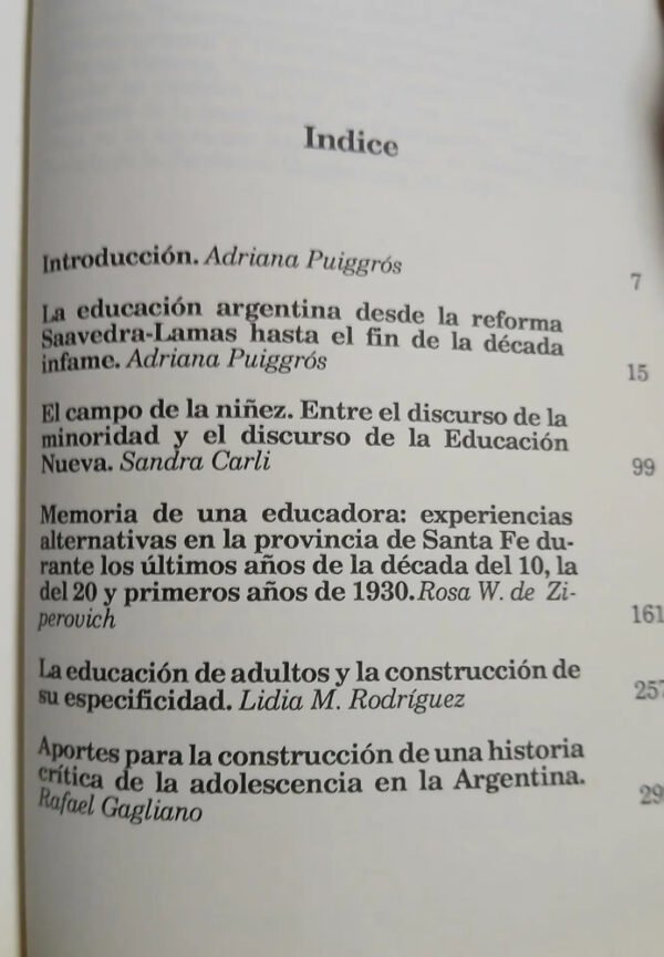 902167-MLA103750624697_012026 Historia De La Educación Argentina 3 - Adriana Puiggrós