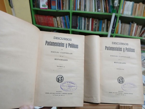 903508-MLA83476478965_042025 Discursos Parlamentarios Y Politicos En La Restauración 2t.